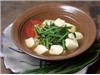 Ngọt mát canh đậu phụ nấu hẹ